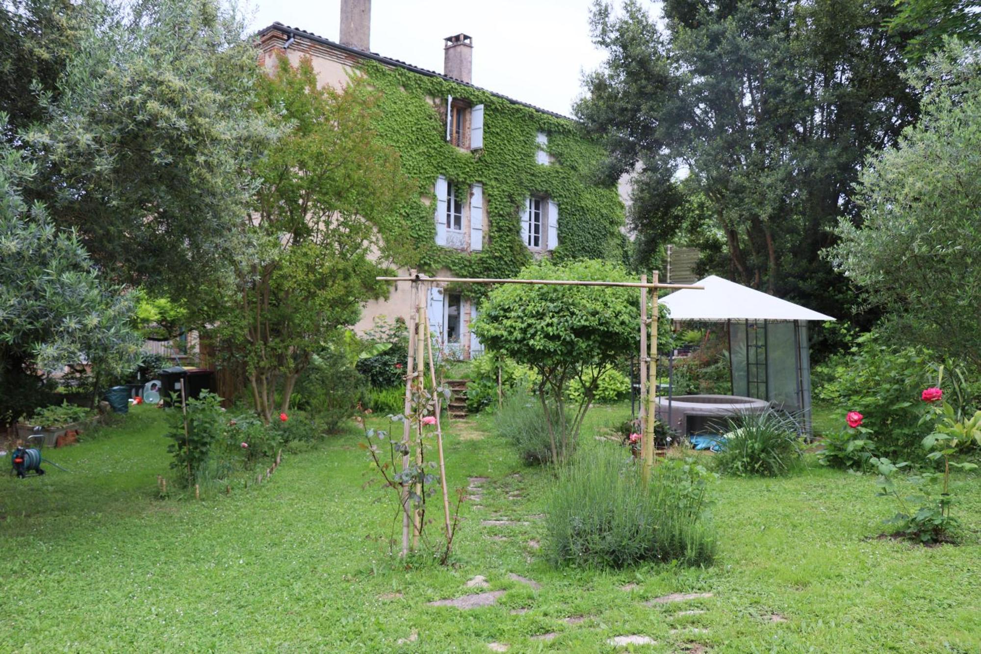 Au Jardin Bed and Breakfast Moissac Buitenkant foto
